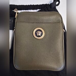 Versace Olive Green Crossbody Bag